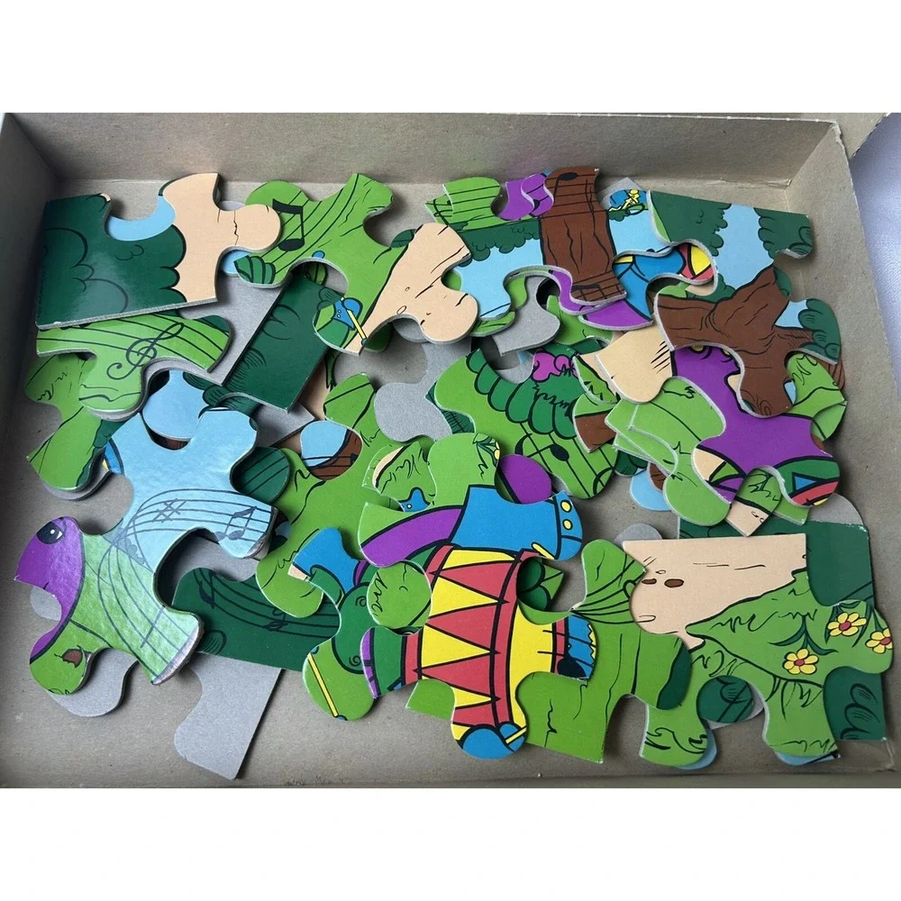 Vintage‎ Barney Floor Puzzle 35 Piece 1993 Milton Bradley Company